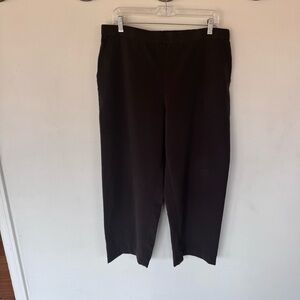 Briggs New York brown high rise dress ankle Pants size 16